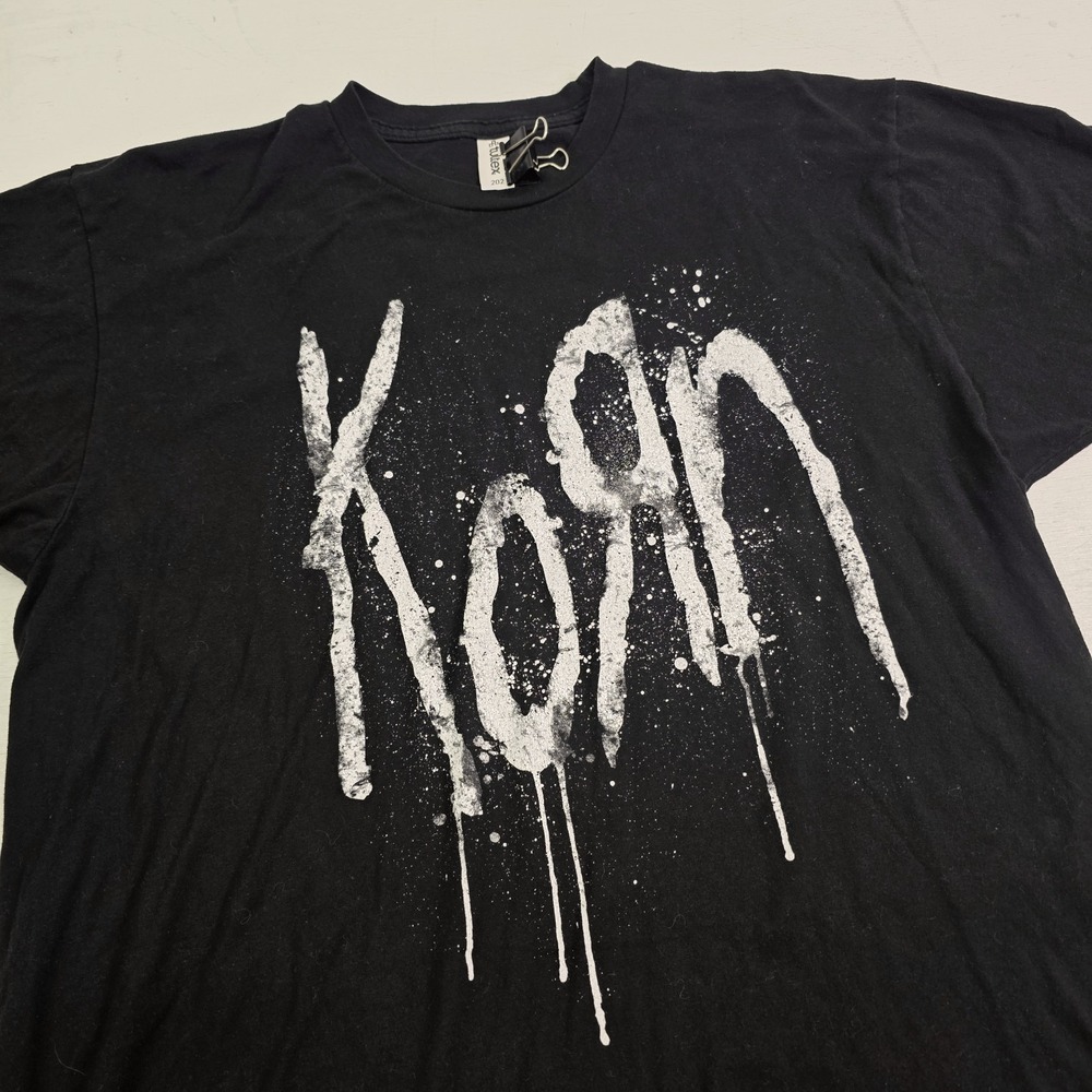 KoRn "Still A Freak" T-Shirt Black Double Sided Tour 90s Nu Metal Men's Sz XL - Picture 2 of 7